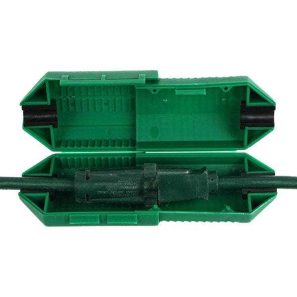 Cordsafe Electrical Extension Cord Protective Safety Cover WaterResistant Indoor Outdoor Green